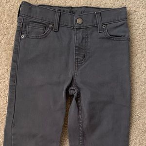 Boys size 7 skinny grey jeans